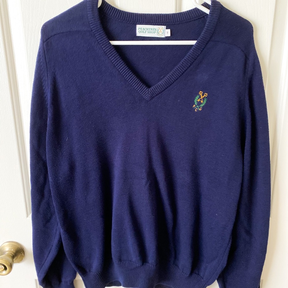 Peachtree Golf Club Vneck Sweater